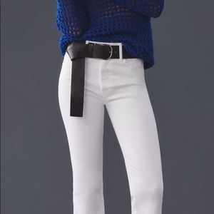 COPY - MOTHER The Insider Crop Step Fray Jeans 27 NWT Fairest Of Them All 27-PR…